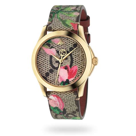 gucci floral watch.